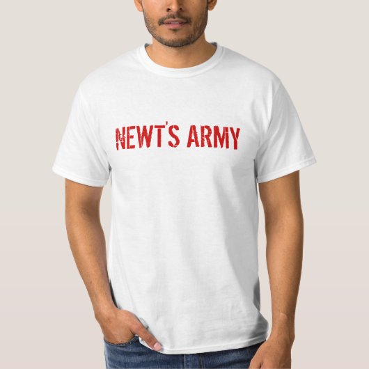 $2.50ガスのためのNewtの軍隊 Tシャツ (正面)