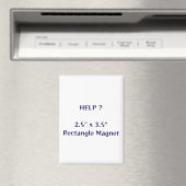 2.5"×3.5"角型マグネット マグネット (インサイチュ (食洗機))