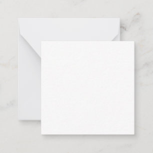 2.5" x 2.5" メッセージカード & 封筒 ノートカード