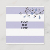 、2.5" x 2.5"、標準的なマット平方して下さい スクエア名刺 (裏面)