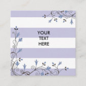 、2.5" x 2.5"、標準的なマット平方して下さい スクエア名刺 (正面)