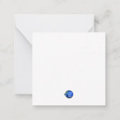 2.5" x 2.5" Flat Note Card ノートカード (裏面)