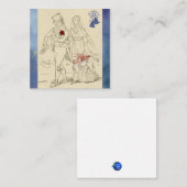 2.5" x 2.5" Flat Note Card ノートカード (正面/裏面)