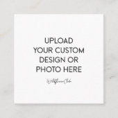 2.5" x 2.5" Square Card スクエア名刺 (正面)