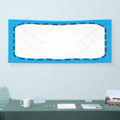 2.5' x 6'バナーDIYテンプレート追加文字写真イメージ 横断幕 (トレードショー)