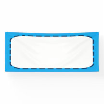 2.5' x 6'バナーDIYテンプレート追加文字写真イメージ