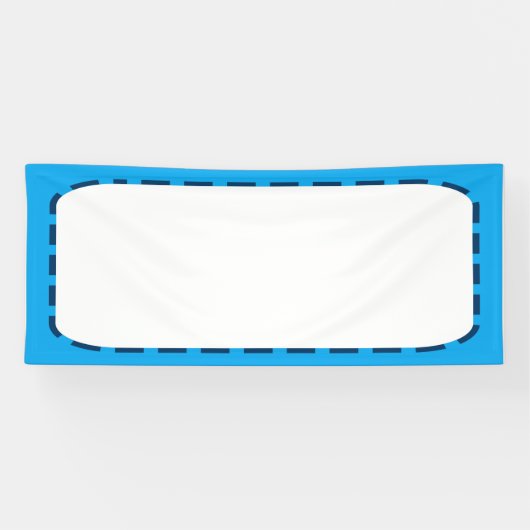 2.5' x 6'バナーDIYテンプレート追加文字写真イメージ 横断幕 (横)