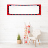 2.5' x 8'バナーDIYテンプレート追加文字写真イメージ 横断幕 (インサイチュ)