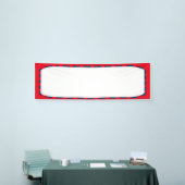 2.5' x 8'バナーDIYテンプレート追加文字写真イメージ 横断幕 (トレードショー)