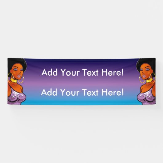 2.5 x 8’の広告中心バナー 横断幕 (横)