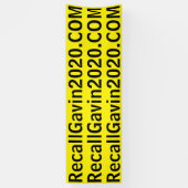 2.5ft x 8ftカット&共有 横断幕 (縦)