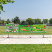 2.5x12車用の市内鉄道の農業道路バナー 横断幕 (インサイチュ)