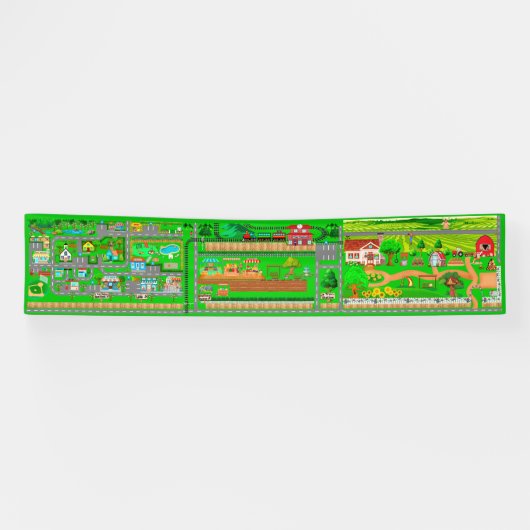 2.5x12車用の市内鉄道の農業道路バナー 横断幕 (横)