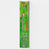 2.5x12車用の市内鉄道の農業道路バナー 横断幕 (縦)