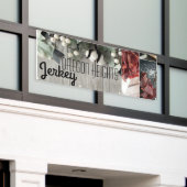 2.5'x6'ビジネス発表コットンプラントベリー 横断幕 (ビルの外側)