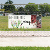 2.5'x6'ビジネス発表Boho Llama Bohemian 横断幕 (インサイチュ)