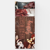 2.5'x6'ビジネス発表Dar上のコットン支店 横断幕 (縦)