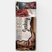 2.5'x6'ビジネス·アナウンスCowboy Boots Barn Wo 横断幕 (縦)