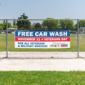 2.5x8'ビニールの旗 横断幕 (インサイチュ)