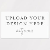 2.6インチx 1.5インチ矩形防水ビニールステッカー ラベル (デザイン1)