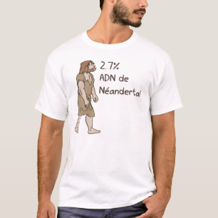2.7%ネアンデルタールのフランス語 Tシャツ
