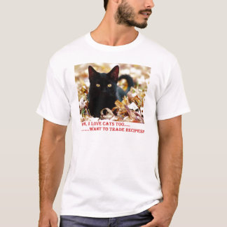 2-8-11- 猫のレシピ Tシャツ