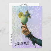 *~* 2 A101カクテルフォト華美バチェロレッテI 招待状 (正面/裏面)