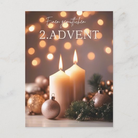 2. Advent シーズンポストカード (正面)