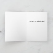 2 BeeまたはNot 2 Bee -誕生日 カード (内部)