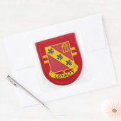 2 BN 319thフィールド砲兵フラッシュ/DUIスタンプ スクエアシール (封筒)