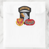 2 BN 320thフィールド砲兵101st ABNスタンプ スクエアシール (バッグ)