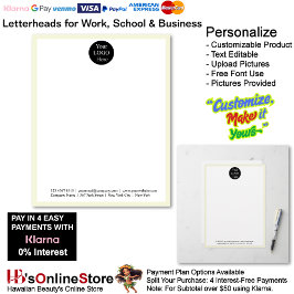 2 Business Beige Logo Letterhead Business Brand  レターヘッド