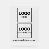 2 Business Logos Professional Acrylic Sign アクリルサイン (正面)