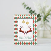 2 Christmas Deer Jumping シーズンカード (スタンド正面)