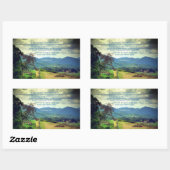 2 Chronicles 7:14 長方形シール (シート)