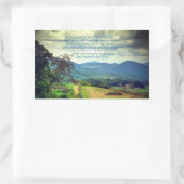 2 Chronicles 7:14 長方形シール (バッグ)