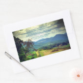 2 Chronicles 7:14 長方形シール (封筒)