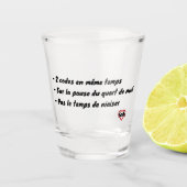 2 codes en même temps ショットグラス (正面)