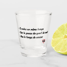 2 codes en même temps ショットグラス