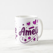2 Color Amelie 1 コーヒーマグカップ (正面右)