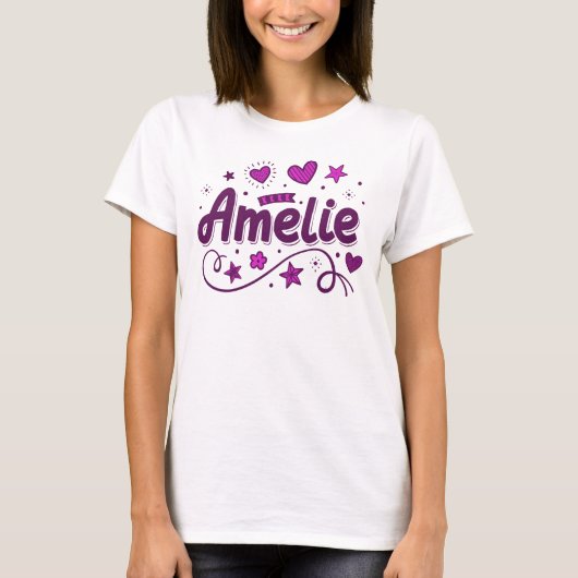 2 Color Amelie 1 Tシャツ (正面)