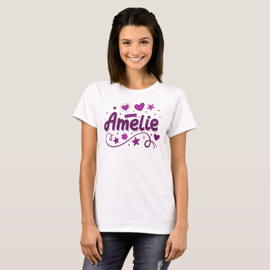 2 Color Amelie 1 Tシャツ (正面フル)