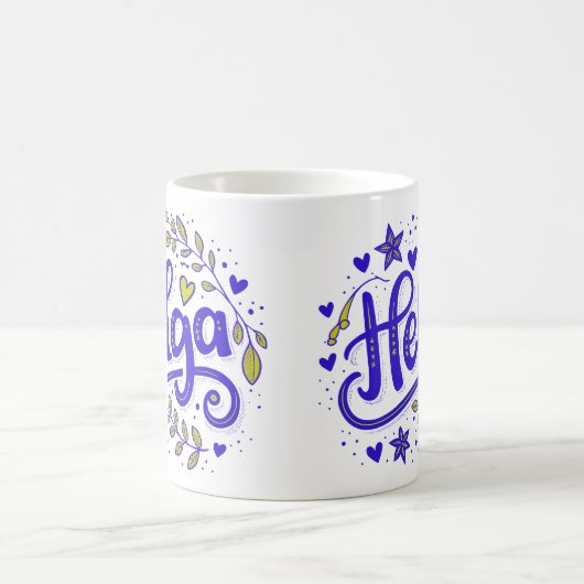 2 Color Helga 2 コーヒーマグカップ (中央)