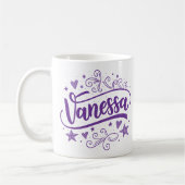 2 Color Vanessa 2 コーヒーマグカップ (左)