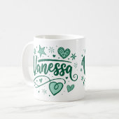 2 Color Vanessa 3 コーヒーマグカップ (正面左)