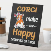 2 Corgiが私を幸せに 台座サイン (インサイチュ)