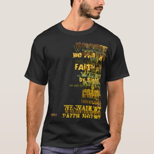 2 Corinthiansの5:7 Tシャツ (正面)