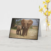 2 Corinthians 12:9 (KJV)カード  カード (黄色い花)