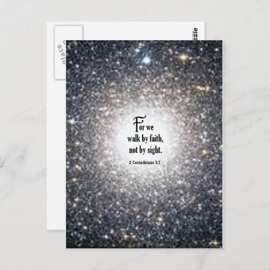 2 Corinthians 5:7 ポストカード (正面/裏面)