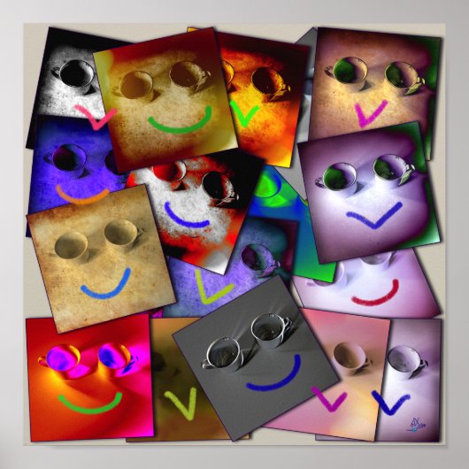 2 cups and One smile x... ポスター (正面)